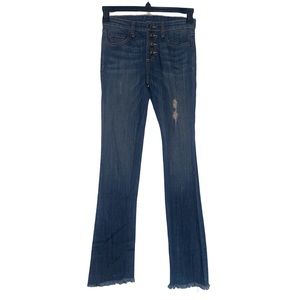 Carmar Button-fly Wide leg Denim Jeans